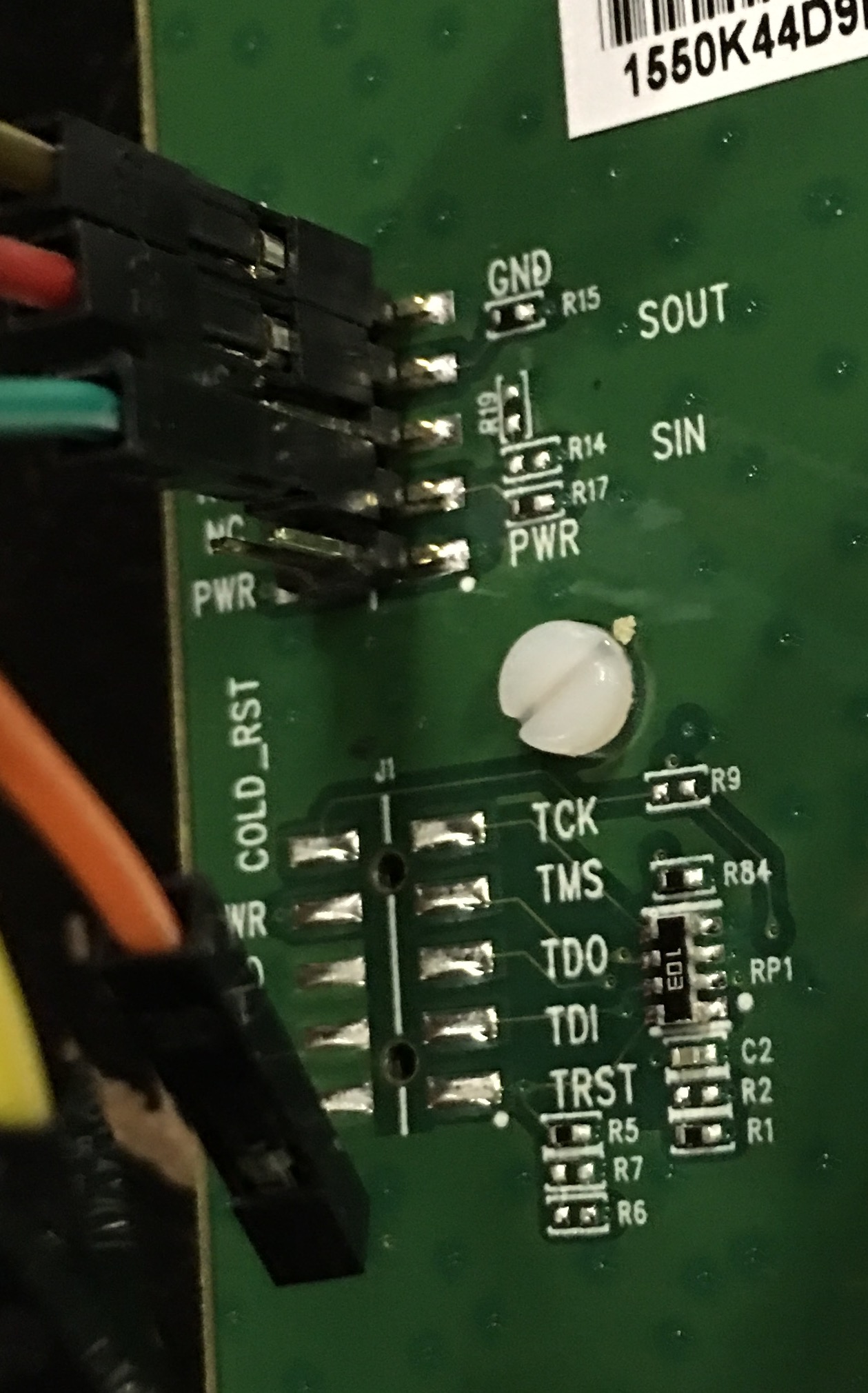 Ubiquiti Nanostation NSM5 - Serial pins with connections