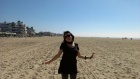 Vicky runs rampant through her native sands.